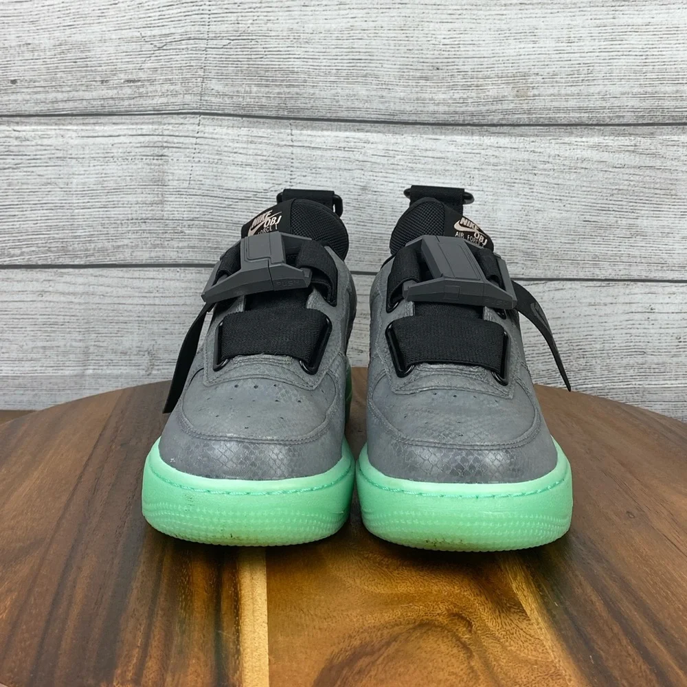 Nike Air Force 1 Utility Cool Grey OBJ Odell Beckham Jr Shoe AV2040-001 Kids 5.5